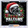 Atlanta Falcons Christmas Helmet PNG