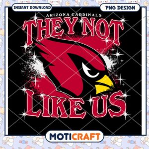 Arizona Cardinals They Not Like Us PNG