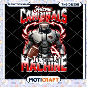 Arizona Cardinals PNG Football Design