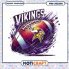 Vikings Football PNG Design Instant Download for Fans and Crafters 1 Vikings Football PNG Design Instant Download for Fans and Crafters