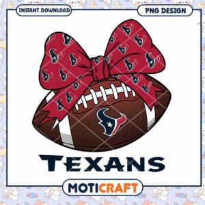 Texans Football PNG Design Instant Download