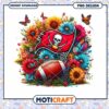Tampa Bay Buccaneers Floral PNG Design 1 Tampa Bay Buccaneers Floral PNG Design