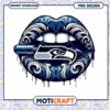 Seahawks Lips PNG Design Instant Download