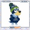Seahawks Dog PNG Design Instant Download
