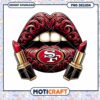 San Francisco 49ers Lips PNG Design