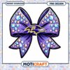 Ravens Rhinestone Bow PNG Design