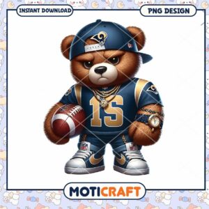 Rams Teddy Bear PNG Design