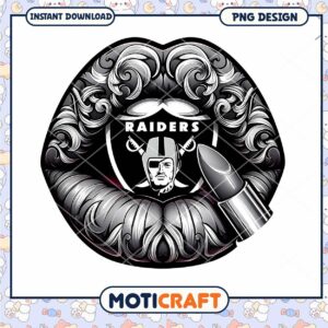 Raiders Lips PNG Design Instant Download