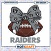 Raiders Football Bow PNG Design