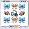 PNG Football & Bow Clipart Set 1 PNG Football & Bow Clipart Set