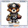 Pittsburgh Steelers Teddy Bear PNG Design 2 Pittsburgh Steelers Teddy Bear PNG Design