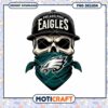 Philadelphia Eagles Skull PNG Design