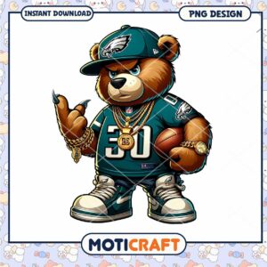 Philadelphia Eagles Teddy Bear PNG