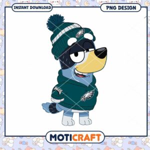 Philadelphia Eagles Dog PNG Design