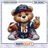 Patriots Teddy Bear PNG Design 1 Patriots Teddy Bear PNG Design