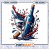 Patriots Wine PNG Design Instant Download