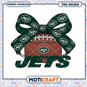 NY Jets Football PNG Design Instant Download