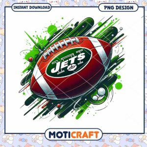 NY Jets Football PNG Design