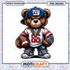 NY Giants Teddy Bear PNG Design