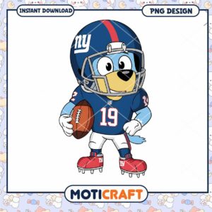 NY Giants Mascot PNG, Football Dog
