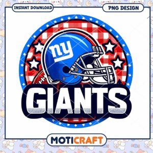 NY Giants PNG Sublimation Design