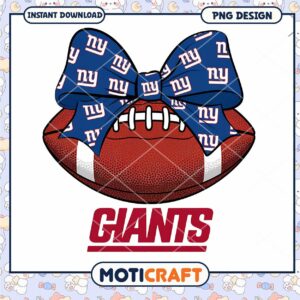 NY Giants Football PNG Design