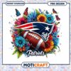 New England Patriots Floral PNG