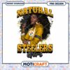 Natural Steelers Girl PNG Design