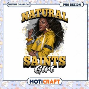 Natural Saints Girl PNG Design