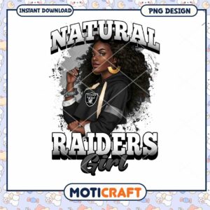 Natural Hair Raiders Girl PNG