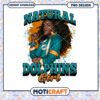 Natural Dolphins Girl PNG Sublimation