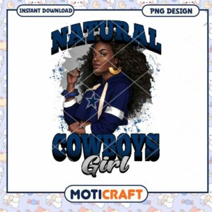 Natural Cowboys Girl PNG Design