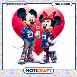Minnie Mickey Valentine PNG Design