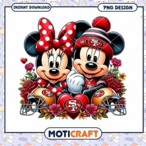 Minnie Mickey San Francisco 49ers PNG