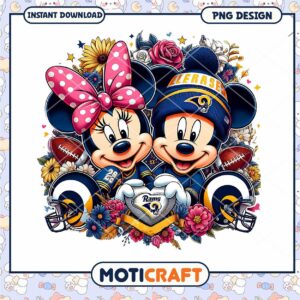 Minnie Mickey Rams PNG Sublimation