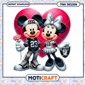 Minnie Mickey Raiders PNG Valentines Day