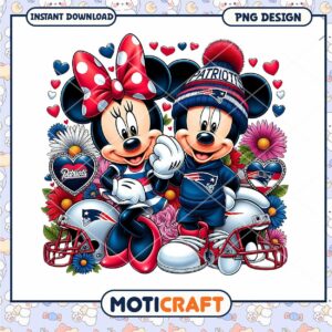 Minnie Mickey Patriots PNG Sublimation