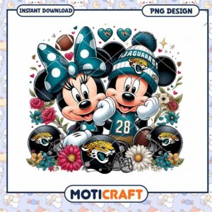 Minnie Mickey Jacksonville Jaguars PNG