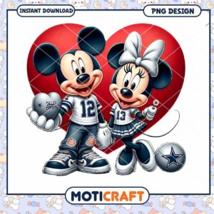 Minnie Mickey Dallas Cowboys PNG