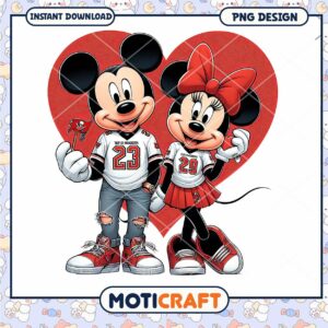 Minnie Mickey Buccaneers PNG Design