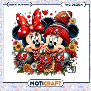 Minnie Mickey Buccaneers PNG Sublimation