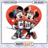 Minnie Mickey Bengals Valentine PNG