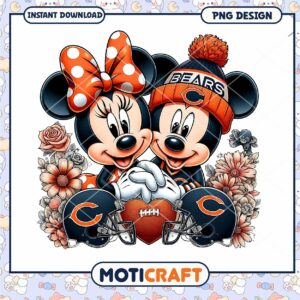 Minnie Mickey Bears PNG Sublimation
