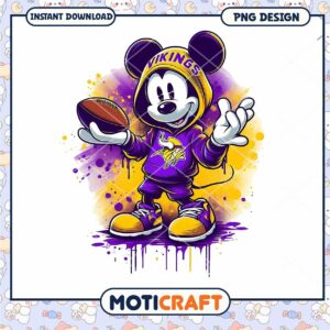 Mickey Mouse Vikings PNG Sublimation