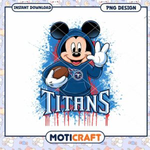 Mickey Mouse Titans PNG Sublimation