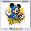 Mickey Mouse Rams PNG Design 1 Mickey Mouse Rams PNG Design
