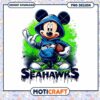 Mickey Mouse Seahawks PNG Design