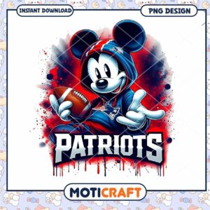 Mickey Mouse Patriots PNG Design