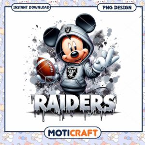 Mickey Mouse Raiders PNG Sublimation