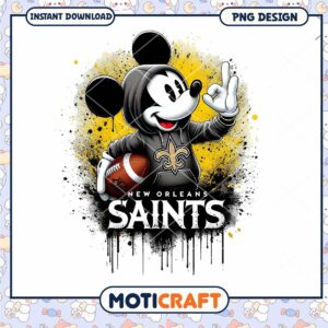 Mickey Mouse New Orleans Saints PNG